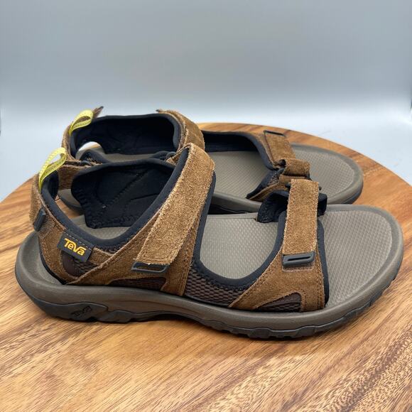 Teva Men’s Size 11 Brown Closed Toe Hiking Sandals Sport Water Trail Shoes 44.5 Amazon.com | Teva Men main image 3